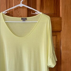 J. Jill Lime Women's Short Sleeve Tee